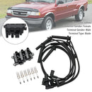 Ignition Coil+6 Spark plug+6 Wire FD498 For Ford F150 E150 Taurus Mazda Mercury