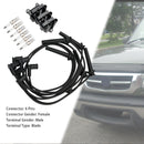 Ignition Coil+6 Spark plug+6 Wire FD498 For Ford F150 E150 Taurus Mazda Mercury