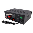 2500W Peak Stereo HiFi Power Amplifier Bluetooth5.4 Karaoke FM USB EQ Mixer 110V