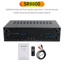 3600W Peak Stereo HiFi Power Bluetooth Amplifier High-Power 5.1 Subwoofer Home