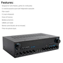 3600W Peak Stereo HiFi Power Bluetooth Amplifier High-Power 5.1 Subwoofer Home