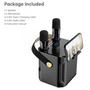 Wireless Bluetooth Speaker Dual Microphone Portable Karaoke Speaker Home Theater