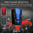 Amotopart V7 Electronic Dog Mobile Radar Speedometer Car Full Frequency Radar Detector