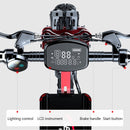 2000W 21ah off-road alloy electric scooter for adult，With large display screen,  Dual drive 12" tires