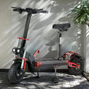 2000W 21ah off-road alloy electric scooter for adult，With large display screen,  Dual drive 12" tires