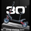 2000W 21ah off-road alloy electric scooter for adult，With large display screen,  Dual drive 12" tires