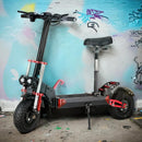 2000W 21ah off-road alloy electric scooter for adult，With large display screen,  Dual drive 12" tires
