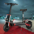 2000W 21ah off-road alloy electric scooter for adult，With large display screen,  Dual drive 12" tires