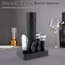 EC-A-BS Electric Wine Opener Electric Wine Bottle Corkscrew Opener Foil Cutter