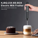 KJBQ-23X-BS-BOX Electric Milk Frother Rechargeable Electric Whisk 3 Head 3 Speed