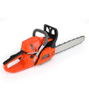 52cc Chainsaw 20inches Bar Powered Engine 2 Cycle Gasoline Chain Saw Orange
