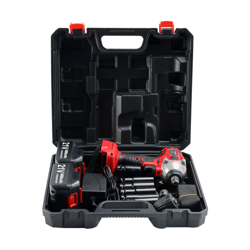 Brushless Impact Wrench Torque Rattle Gun Electric Ratchet w/battery 1