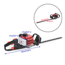 24" Double Sided Blade 26cc Gas Hedge Trimmer Recoil Gasoline Trim Blade