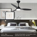 42" Pendant Ceiling Fan with Light