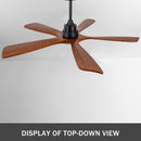 Quiet 60" Ceiling Fan Light