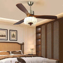 Ceiling fan with light & remote