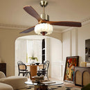Ceiling fan with light & remote