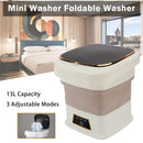 13L Portable Washing Machine Mini Washer Foldable Washer For Underwear Family