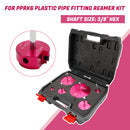6 Piece 04529 For PPRK6 Plastic Pipe Fitting Reamer Kit For1/2" Drills
