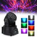 1/2/4Pcs 7 x10W Moving Head Stage Light 70W 7 LED RGBW DMX DJ Disco Stage Party Lighting