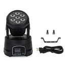 1/2/4Pcs 7 x10W Moving Head Stage Light 70W 7 LED RGBW DMX DJ Disco Stage Party Lighting