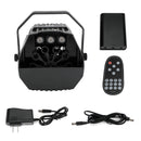 RGB LED Light Automatic Bubble Machine With Remote Control Stage Effect Party