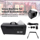 1500W Snow Machine with Wired Remote – Snowflake Maker for Christmas