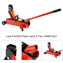 Low Profile Floor Jack 2 Ton (4400 lbs) 5.31"-12.8" Height Lifting