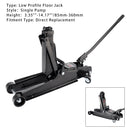 Low Profile Floor Jack 2.5 Ton (5500 lbs)  3.35"-14.17" Height Lifting Range