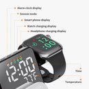 6-in-1 Wireless Charging Station Charger Clock LED Digital Display Alarm Clock
