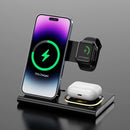 4 in 1 Charger Stand Multiple Devices Wireless Charger for iPhone 17 16 Pro Max