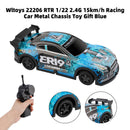 Wltoys 22206 RTR 1/22 2.4G 15km/h Racing Car Metal Chassis Toy Gift