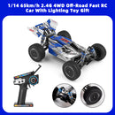 WLtoys 144011 1/14 65km/h 2.4G 4WD Off-Road Fast RC Car With Lighting Toy Gift