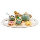 Western Kitchen Wooden Tea Sets Play Kitchen Dishes/Tea Toy Set For Kid
