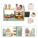 Simulation Dessert And Serve Ice Cream Counter Kid Play Educational Toy Set