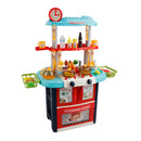 Plastic Tableware Kitchen Set With Sound, Light And Spray Function Kid Toy Gift