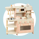 Simulation Pink Coffee Machine Play Kitchen Dishes Cooktop Set Pretend Kid Toy