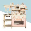 Simulation Pink Coffee Machine Play Kitchen Dishes Cooktop Set Pretend Kid Toy