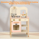 Simulation Play Kitchen Cookware Oven Cooktop Kitchen Set Pretend Kid Toy