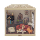 98Pcs DIY Miniature Living Room House Kit Craft Gift With Light For Adult Teens