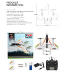 RC Airplane Brushless 2.4G 6CH 3D/6G LED Fixed Wing RTF