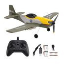 3Channel Remote Control 2.4Ghz 6Axis Stabilizer Airplane With 2Batteries Green