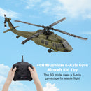RC Helicopter UH-60L 4CH Brushless 6-Axis Gyro Aircraft Kid Toy
