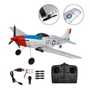RC P51 2.4GHz 3CH Airplane Fixed Wing Coreless Motor With Gyro System Kid Toy