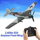 RC 76206 2.4GHz 3CH Airplane Fixed Wing With Gyro System 2 Batteries Kid Toy