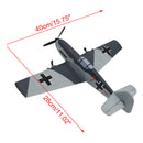 RC 76206 2.4GHz 3CH Airplane Fixed Wing With Gyro System 2 Batteries Kid Toy