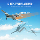 RC 76206 2.4GHz 3CH Airplane Fixed Wing With Gyro System 2 Batteries Kid Toy