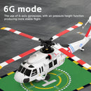 K270 UH-60L 2.4G 4CH 6Axis Gyro Brushless RC Helicopter With 4Paddle Aileronless