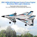Z68 2.4GHz 6CH Remote Control Future Fighter Brushless With Light 2 Batteries