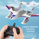 KF701 2.4GHz 3CH RC Plane For Water Land & Air Aircraft Remote With 2 Batteries